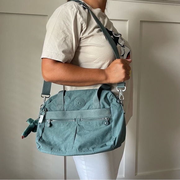 Kipling Klara Light Aloe Tonel Color Shoulder Crossbody Handbag - Picture 14 of 15